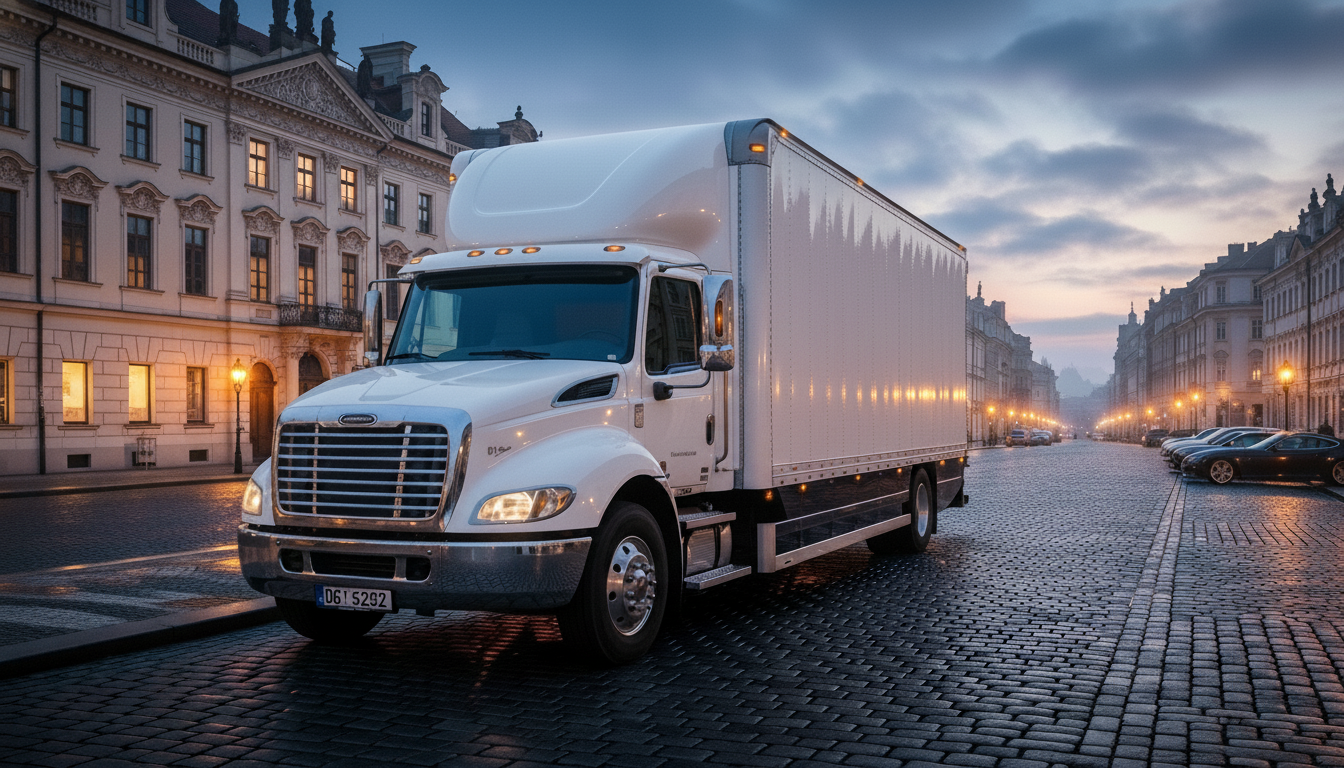 Freight truck visual supplied for Charles Warren Logistics