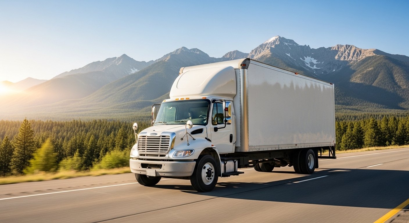 Freight transport visual supplied for Charles Warren Logistics